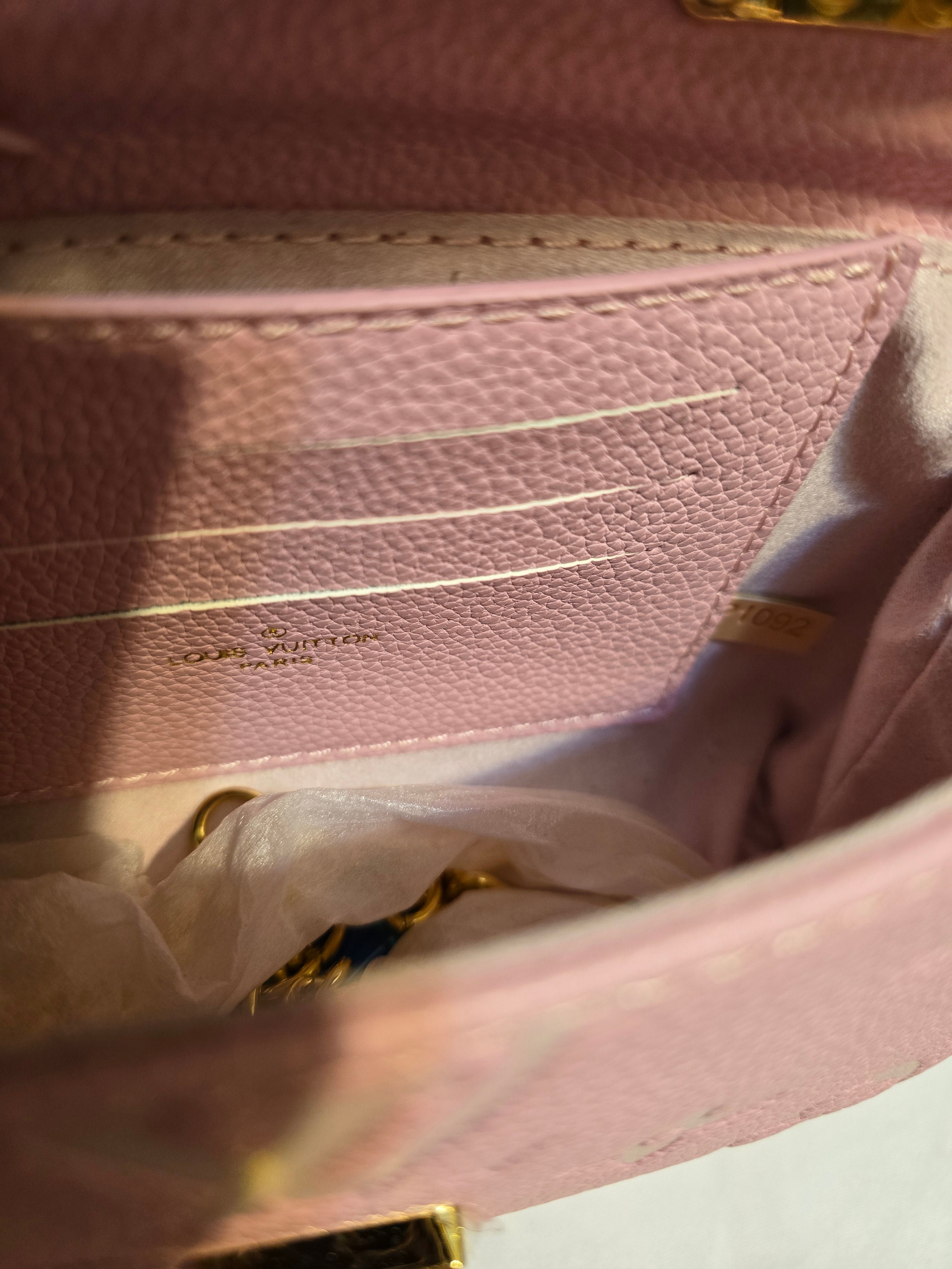 Baby pink mini LV
