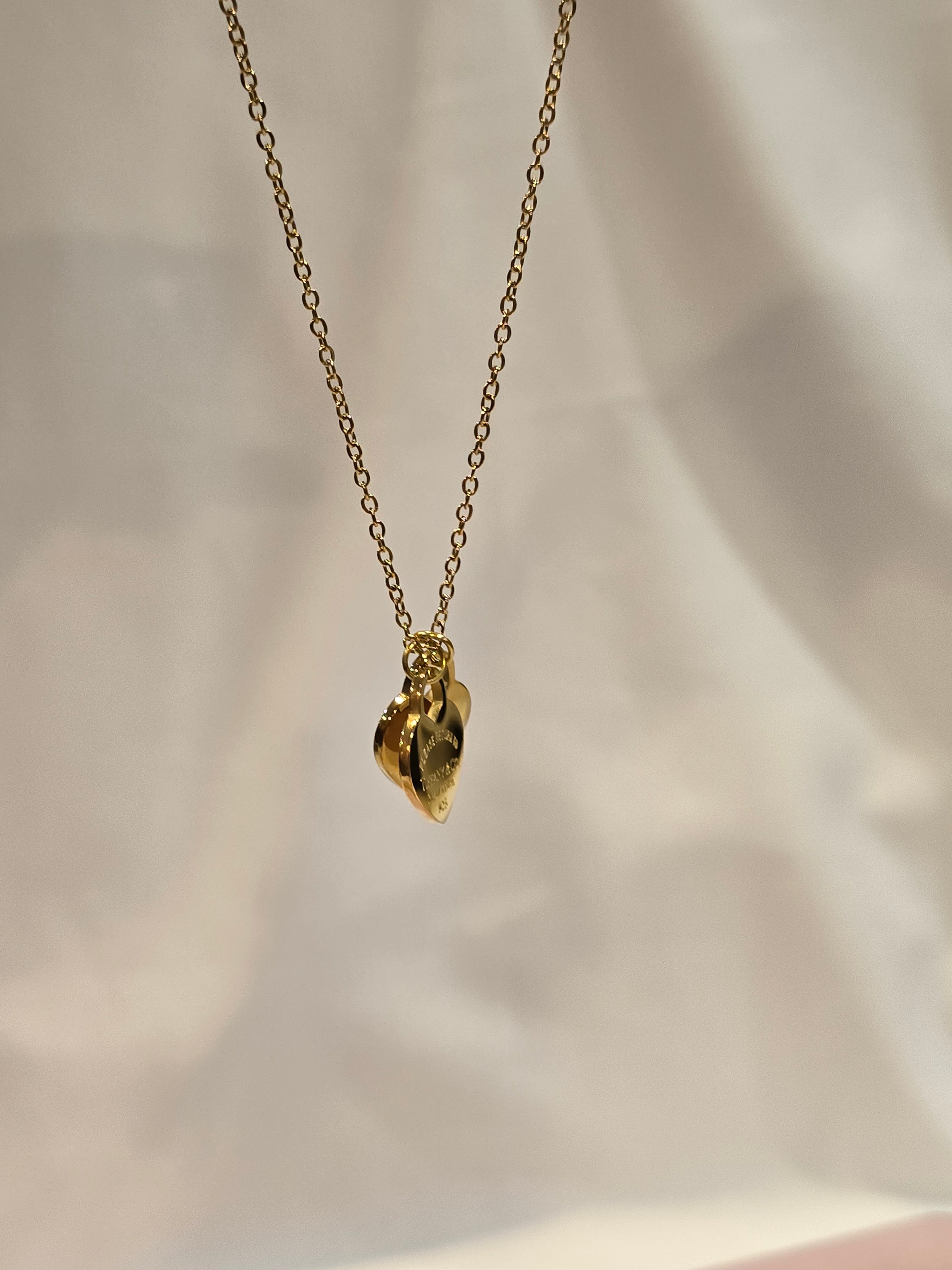 Gold Blue heart Tif