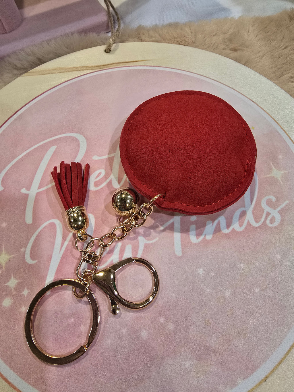 Red LV charm