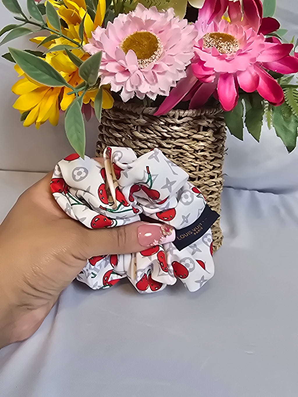 Cherry scrunchy