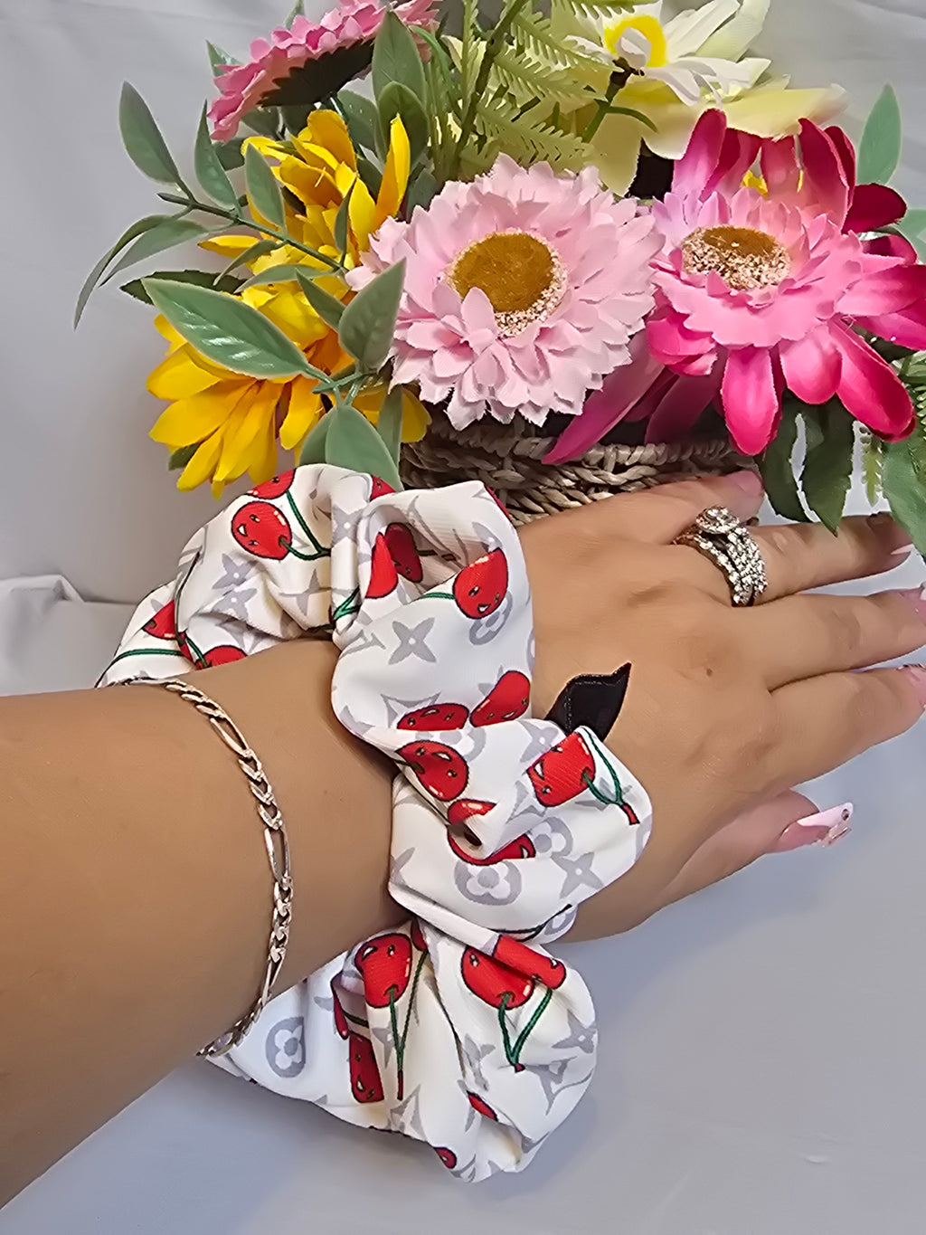 Cherry scrunchy
