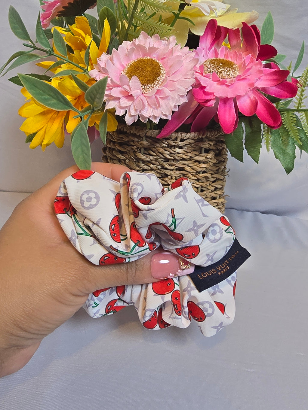 Cherry scrunchy