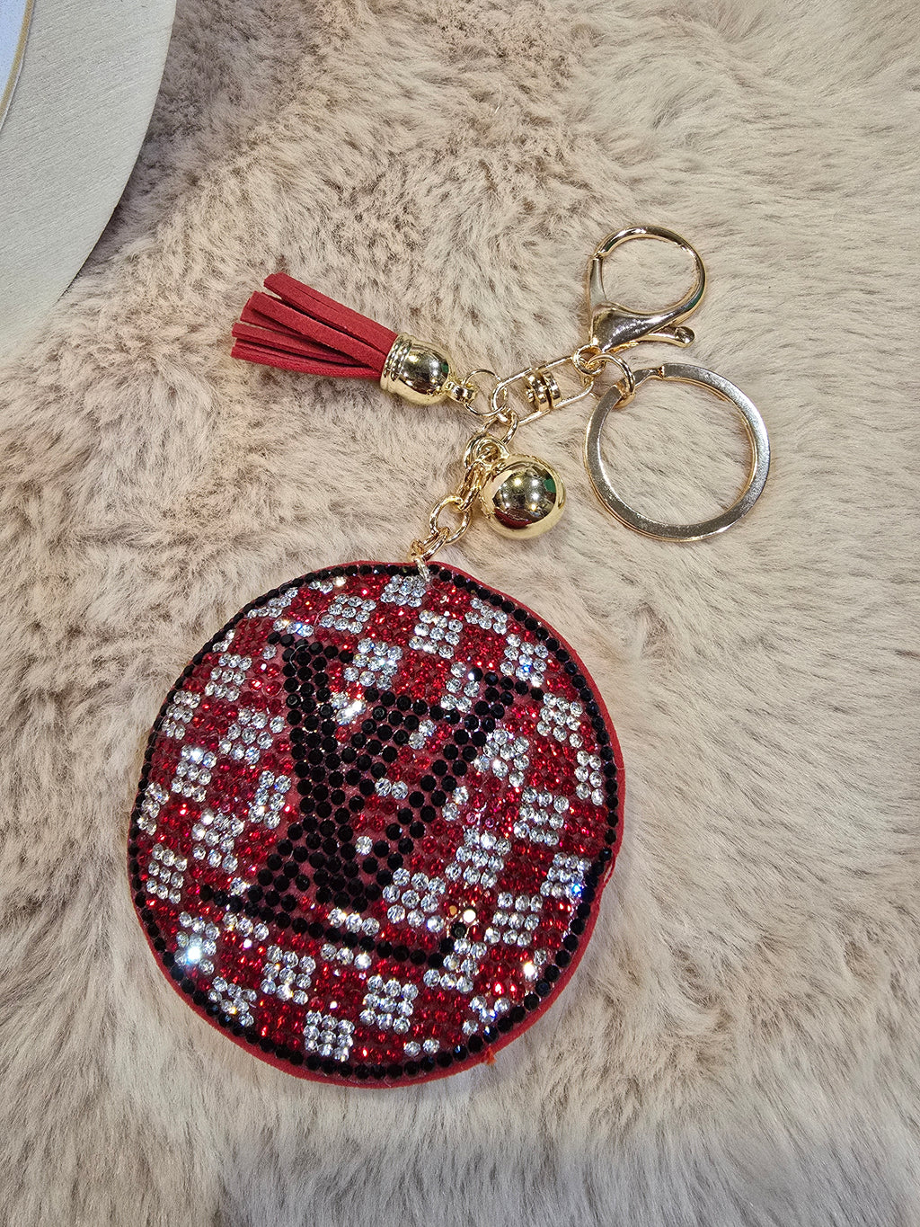 Red LV charm