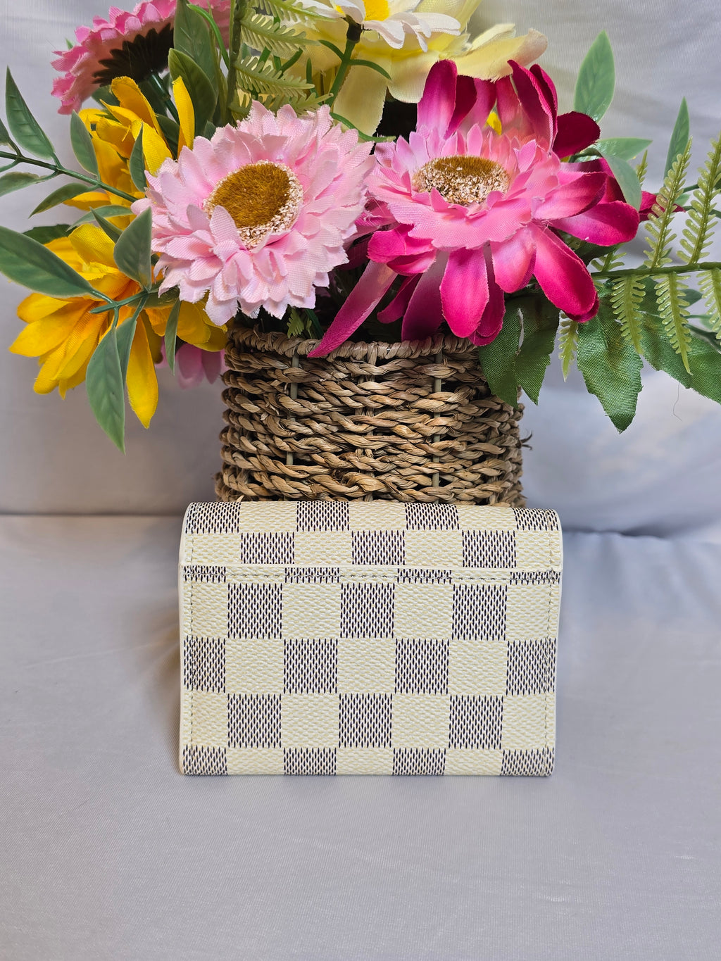 Checkered White