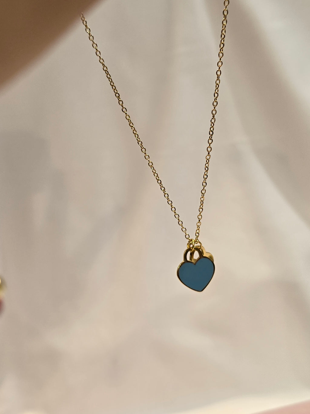 Gold Blue heart Tif
