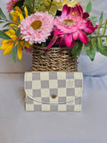Checkered White