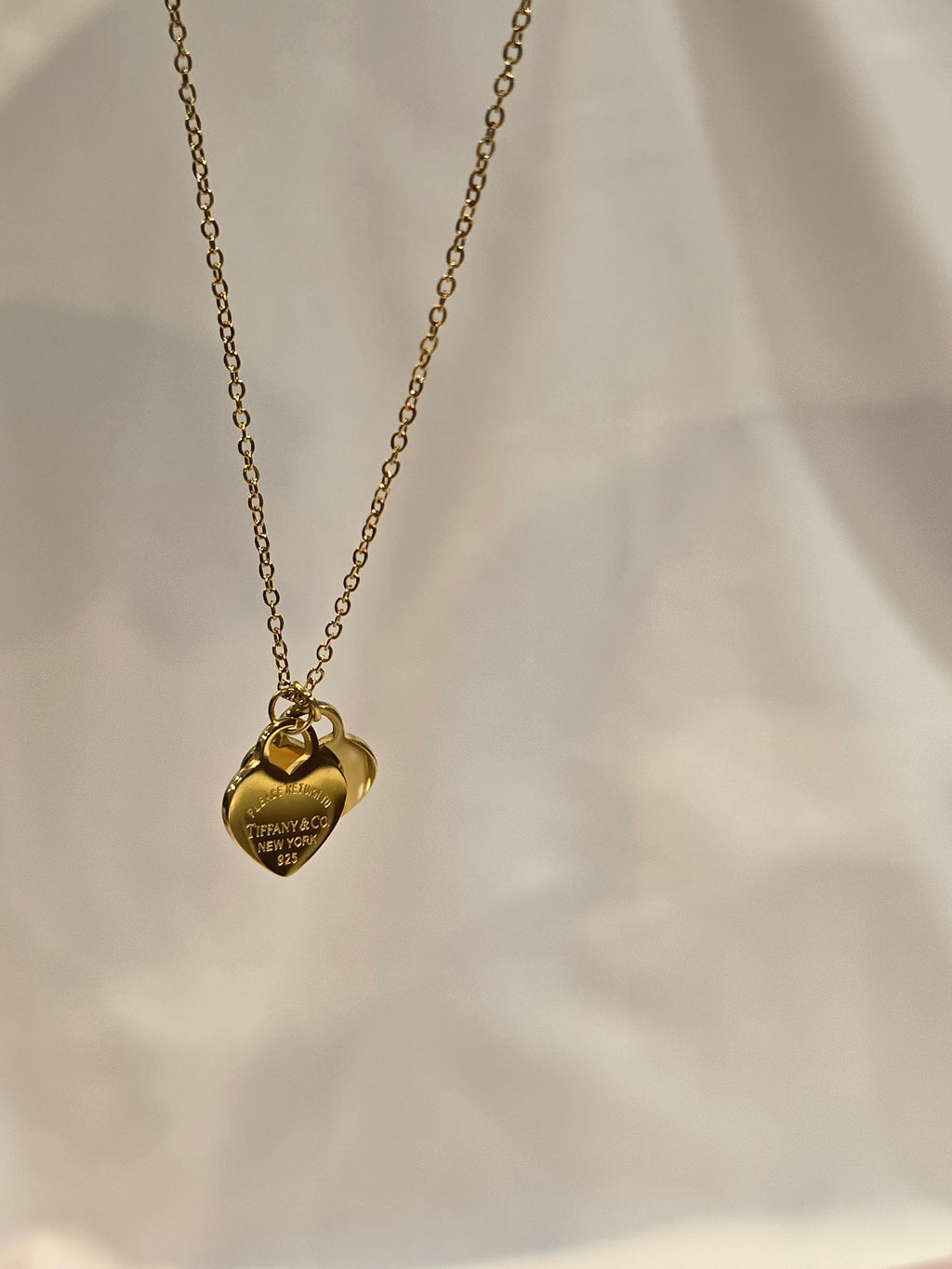 Gold Blue heart Tif