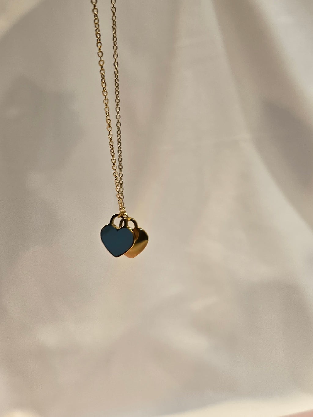 Gold Blue heart Tif