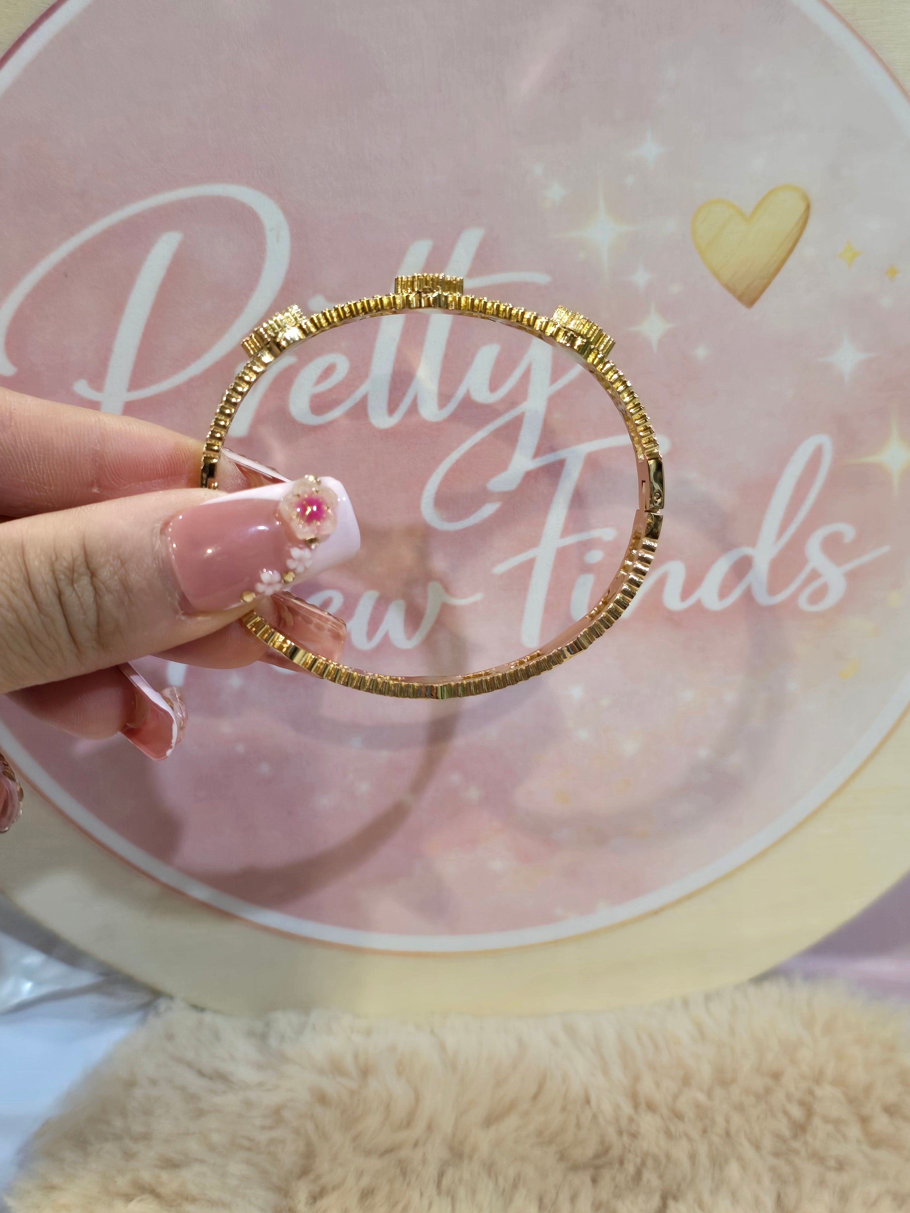 White clover bangle