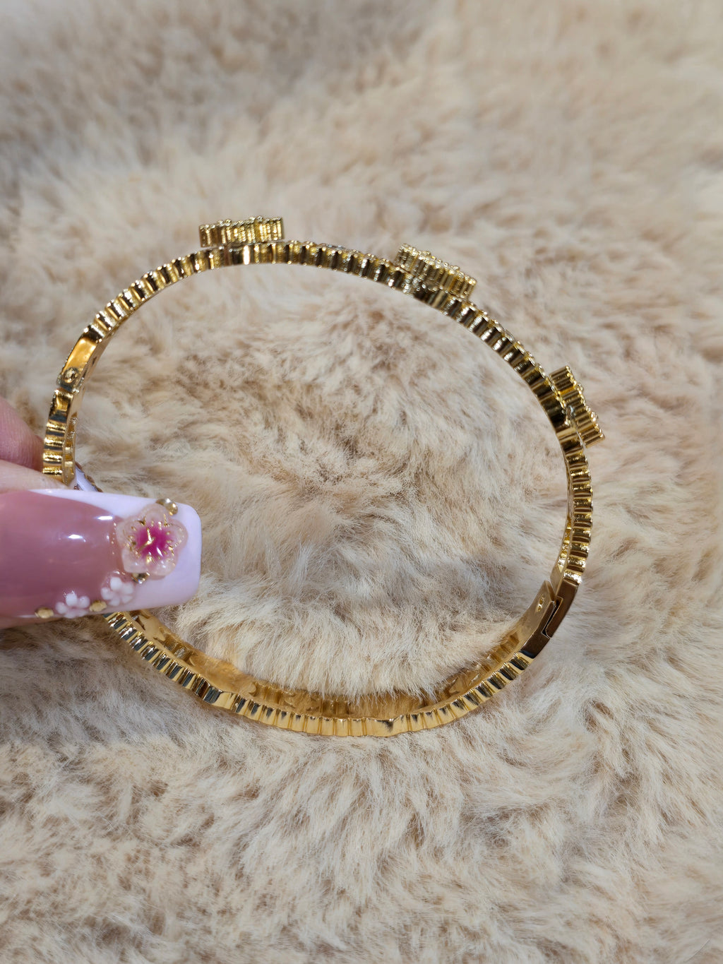 White clover bangle
